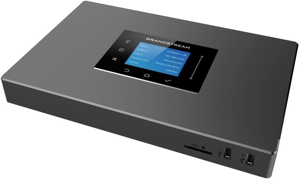 Standard téléphonique IP professionnelle pour communication unifiée de l'entreprise Grandstream UCM6302A