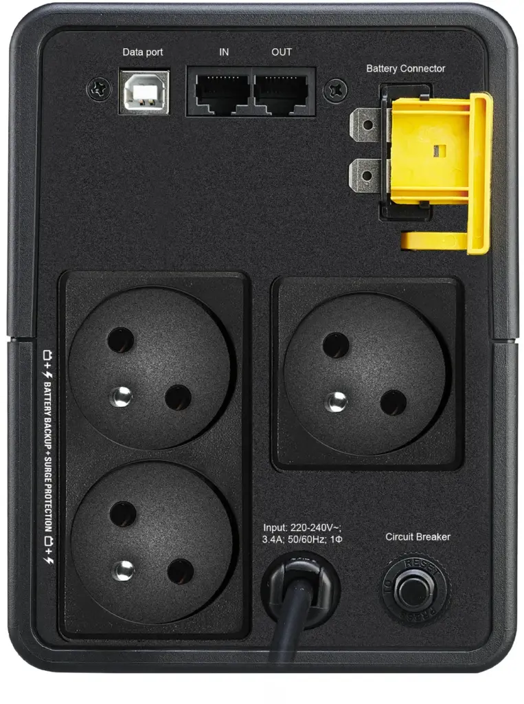 Onduleur Line-interactive APC Back Ups BV 750 VA, AVR, 230V, French Sockets