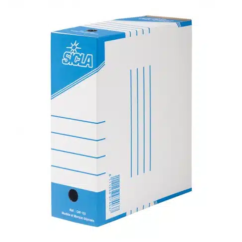 Boite Archive En Kraft Ondule 10CM
