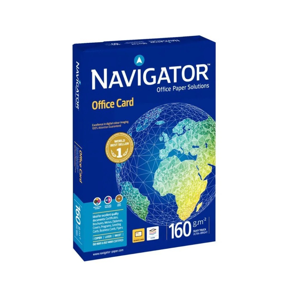 Ramette papier A4 Navigator 250 feuilles 160g - Blanc