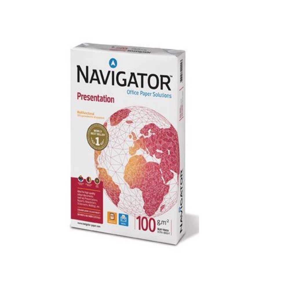 Ramette papier Navigator blanc format A4 100 g - paquet de 500f